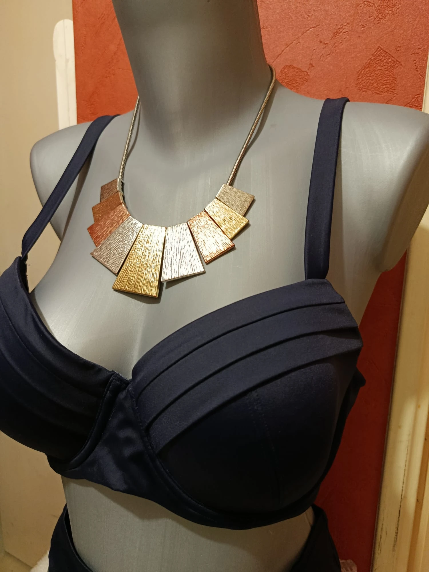 Chic navy blue femilet swimsuit by Chantelle 42 – photo 3